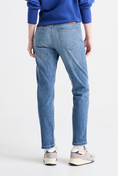 Duer Performance Denim Girlfriend Jean - Vintage Light Stone
