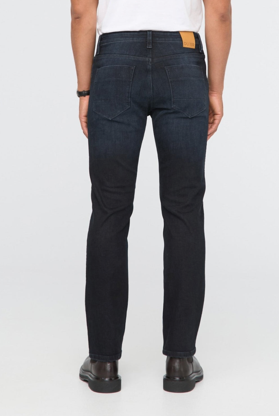 Duer Performance Denim+ Straight - Carbon Stone