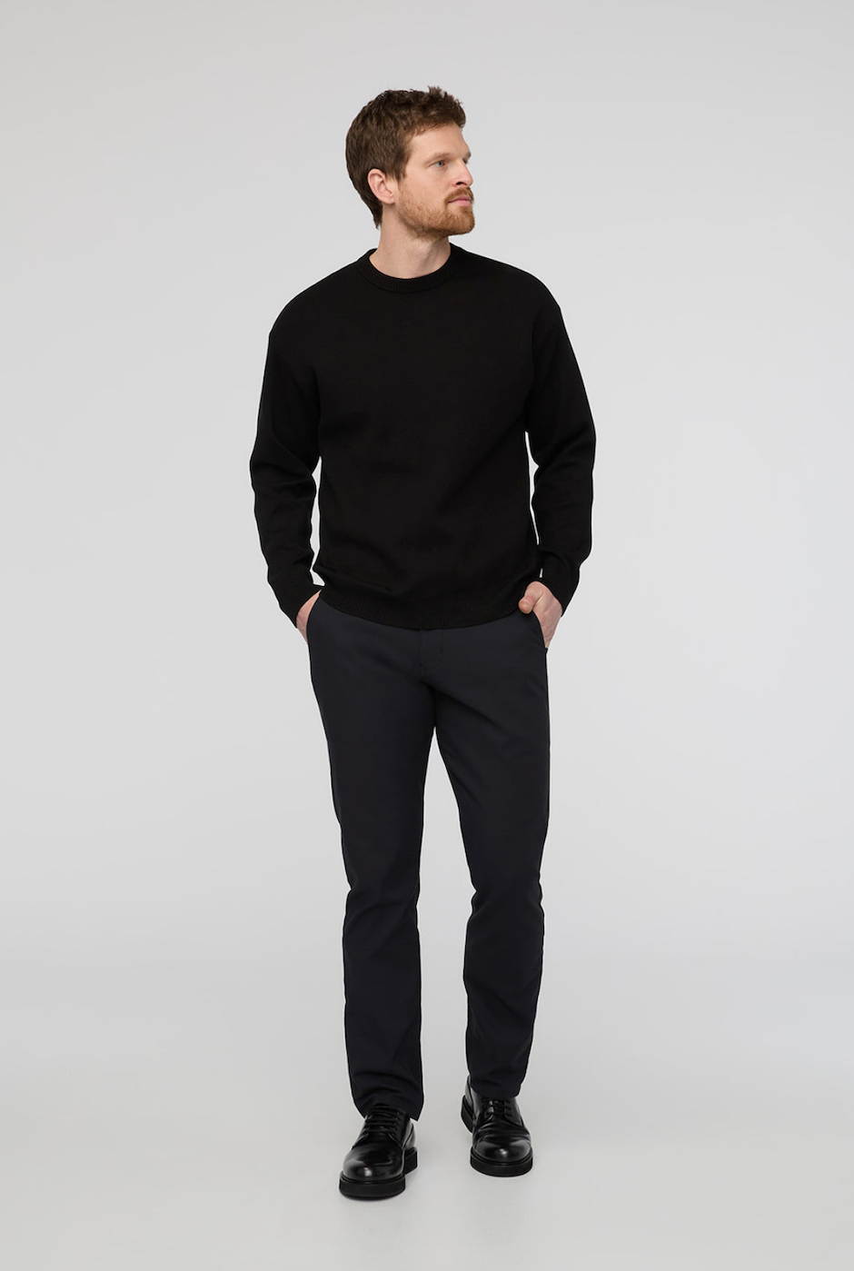 DUER NuStretch Relaxed Taper Trouser - Black