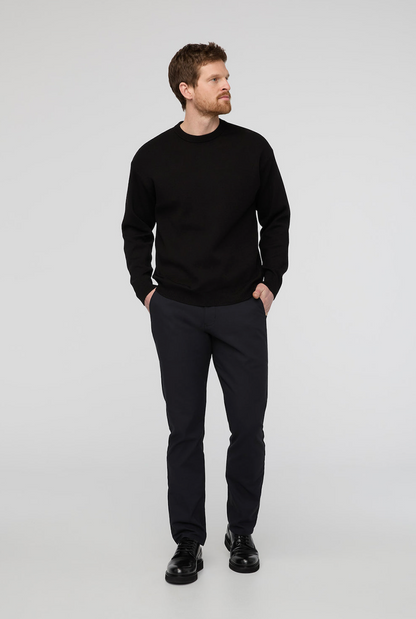 DUER NuStretch Relaxed Taper Trouser - Black