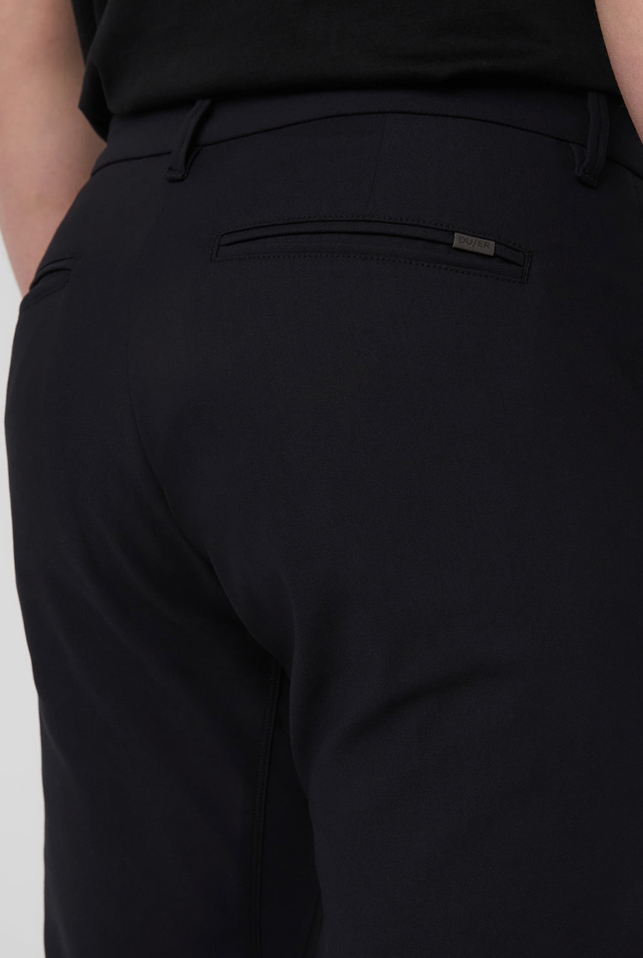 DUER NuStretch Relaxed Taper Trouser - Black