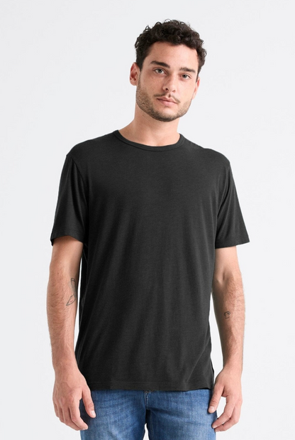 DUER PurePima Only Tee - Black