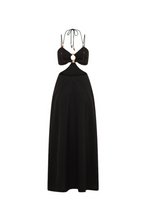 Kulani Kinis Beaded Cut Out Maxi Dress - Twilight Black