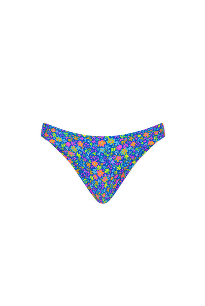 Kulani Kinis Minimal Full Coverage Bikini Bottom - Electric Bloom