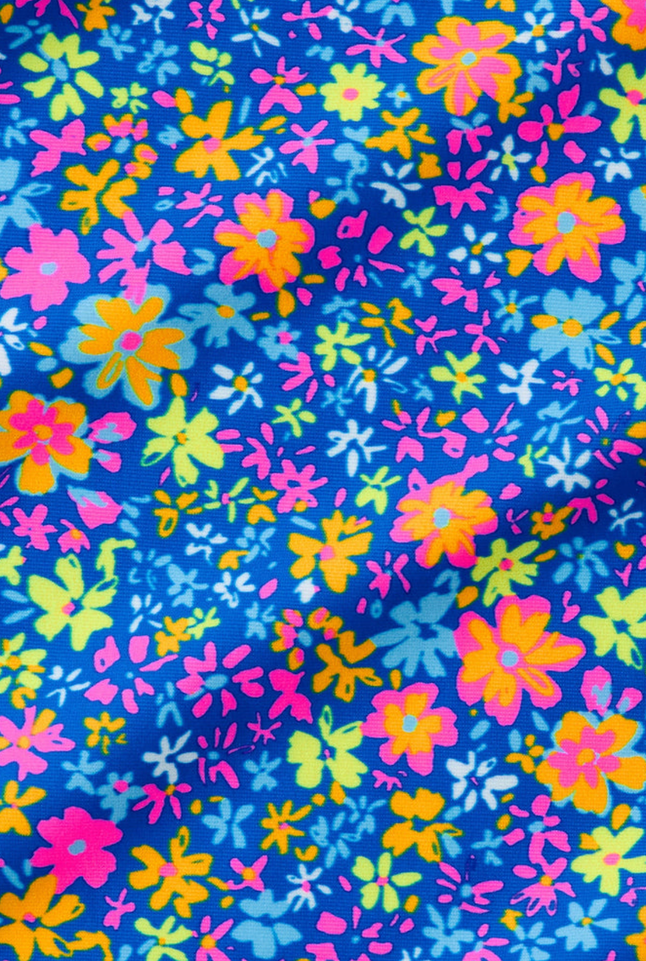 Kulani Kinis High Hip Cheeky Bikini Bottom - Electric Bloom