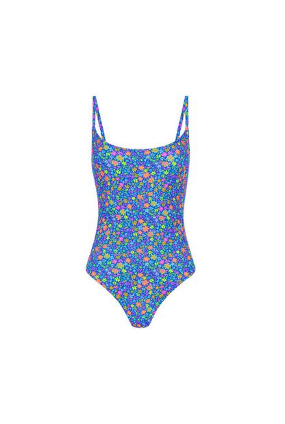 Kulani Kinis Invisible Underwire One Piece - Electric Bloom