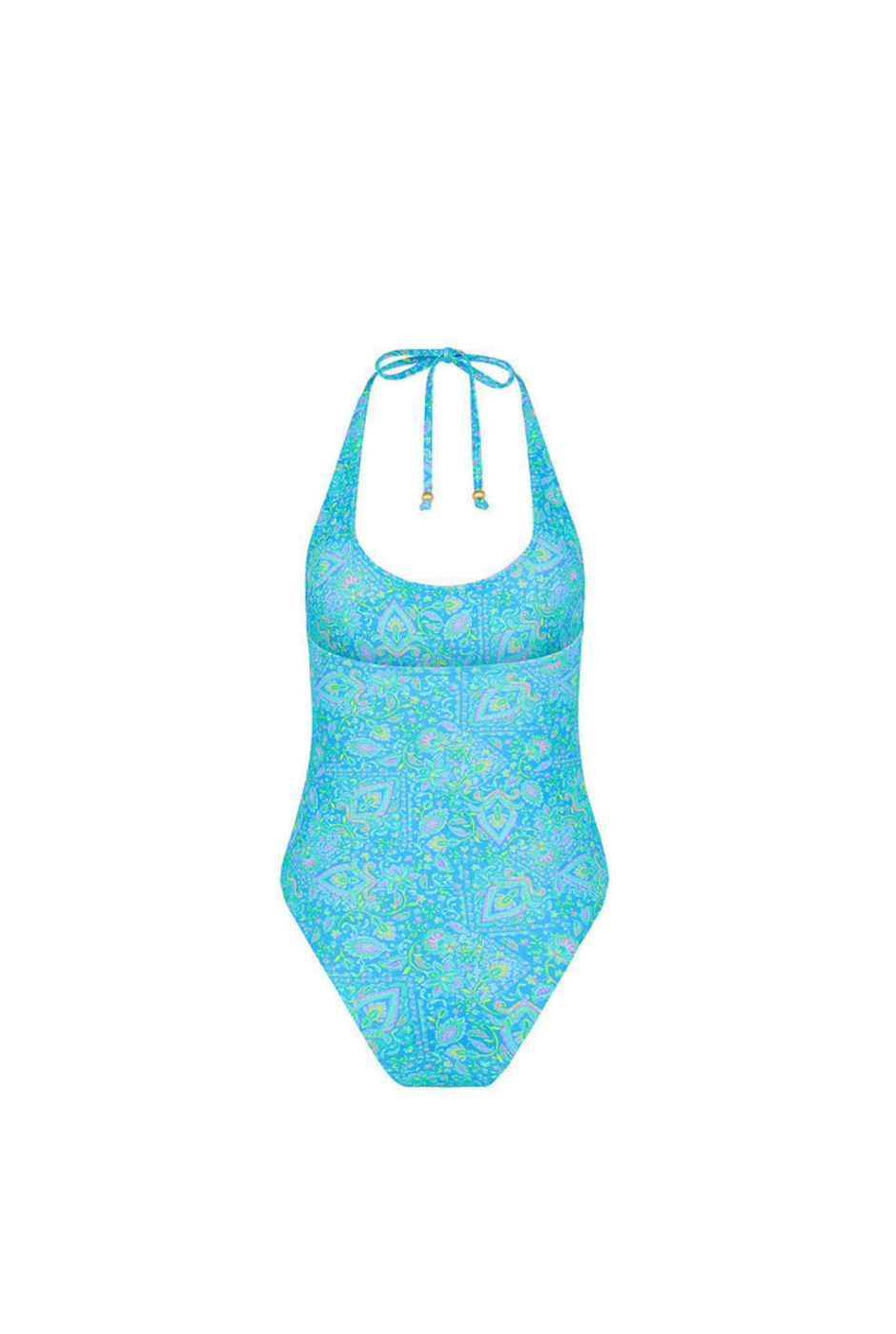Kulani Kinis Scoop Halter Cheeky One Piece - Stargaze