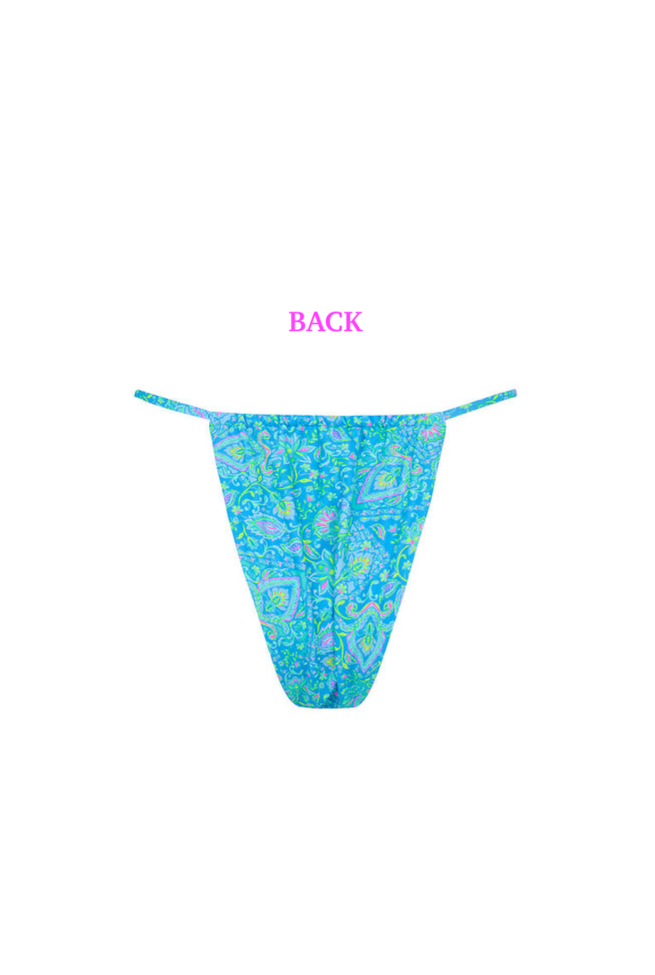 Kulani Kinis Single Tie Gathered Cheeky Bikini Bottom - Stargaze