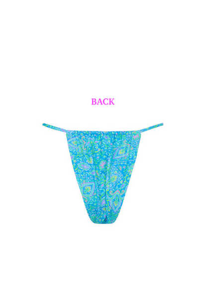 Kulani Kinis Single Tie Gathered Cheeky Bikini Bottom - Stargaze