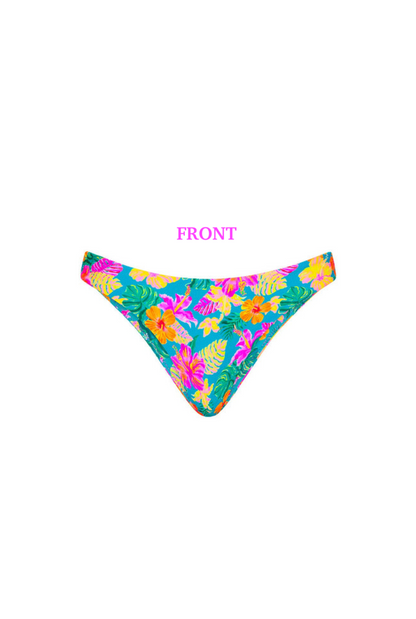 Kulani Kinis Minimal Full Coverage Bikini Bottom - Paradise Pop