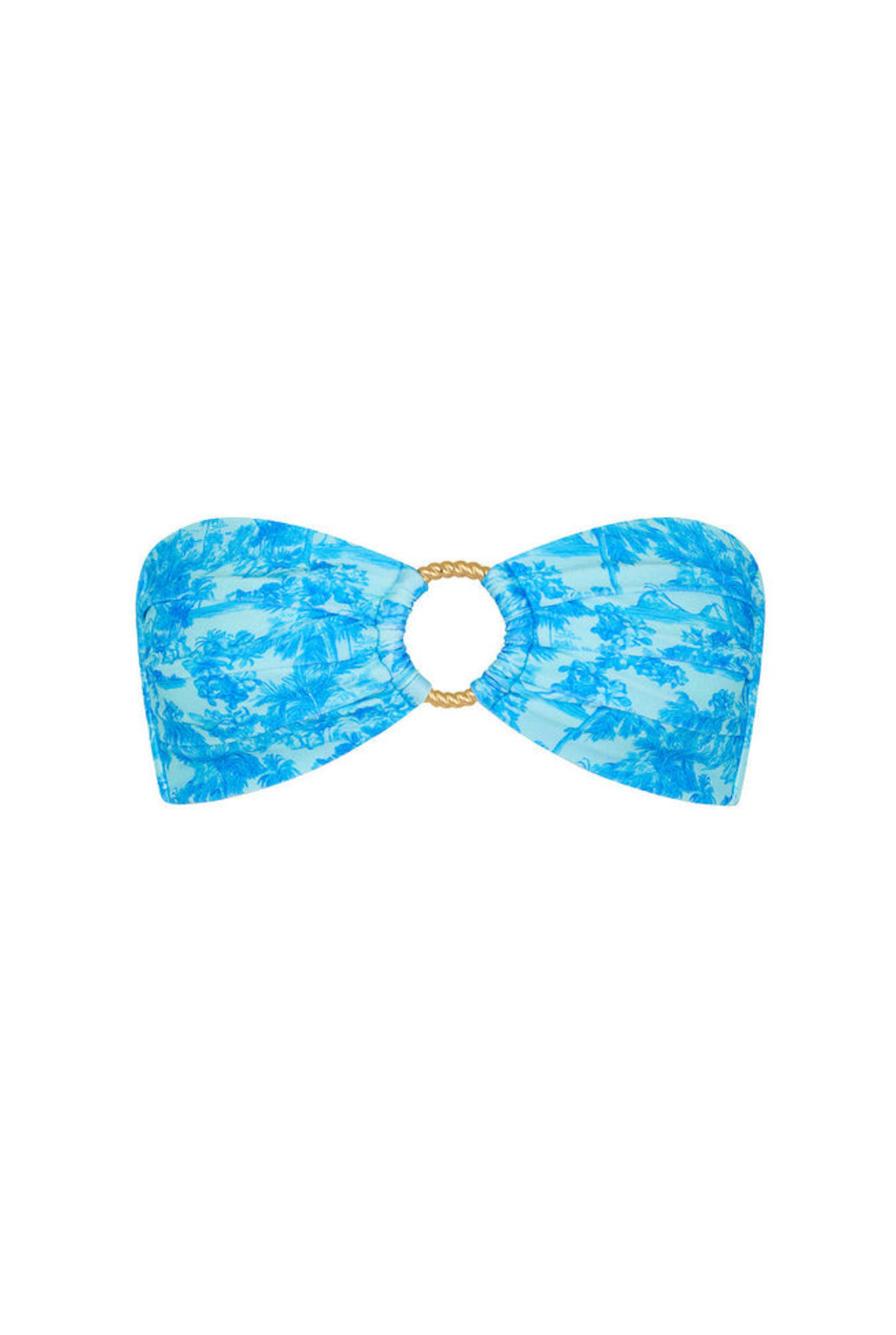 Kulani Kinis Strapless Bandeau Bikini Top - Ocean Paradise