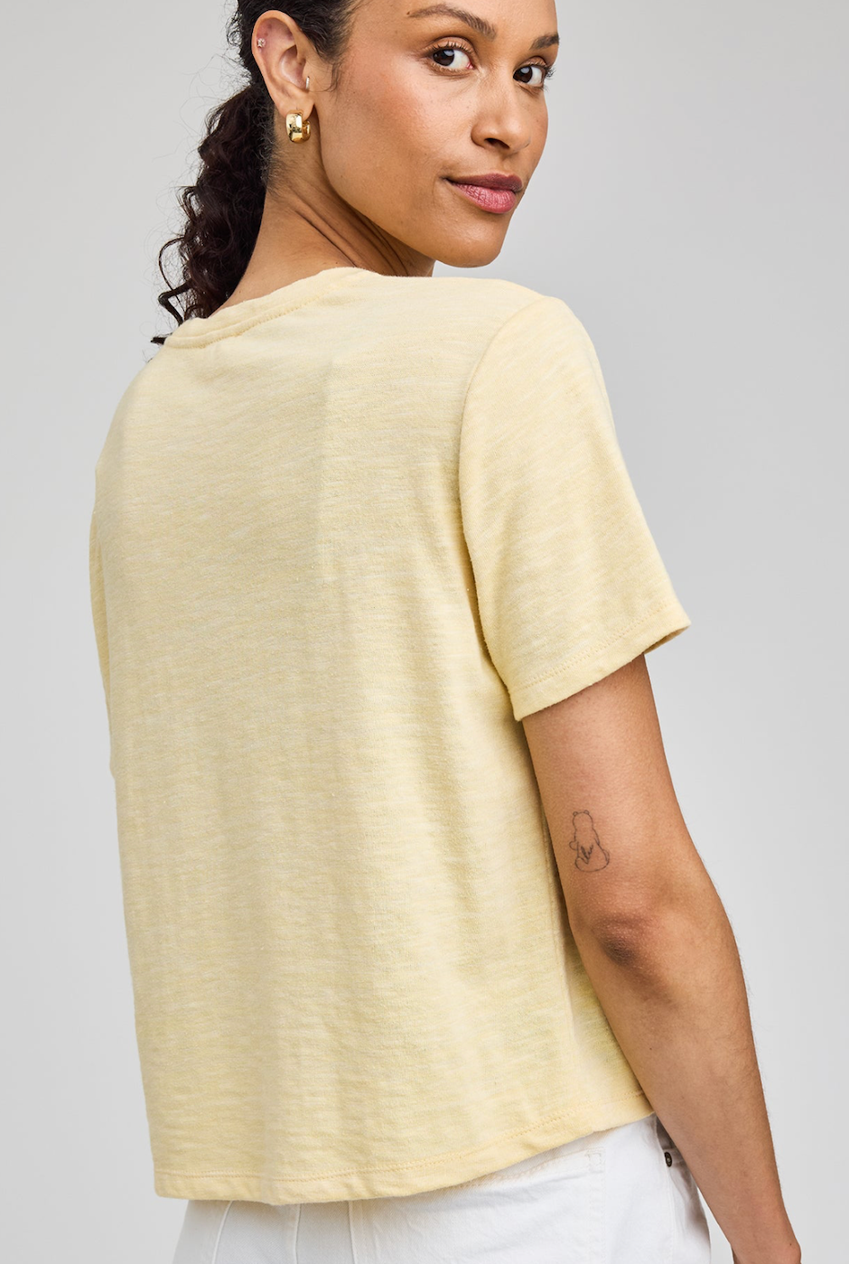 Gentle Fawn Fable Top - Cornsilk