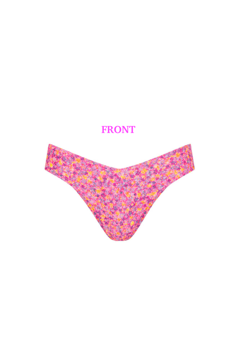 Kulani Kinis Cheeky V Bikini Bottom - Gelato Bloom