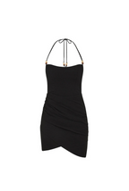 Kulani Kinis Ruched Side Mini Dress - Twilight Black