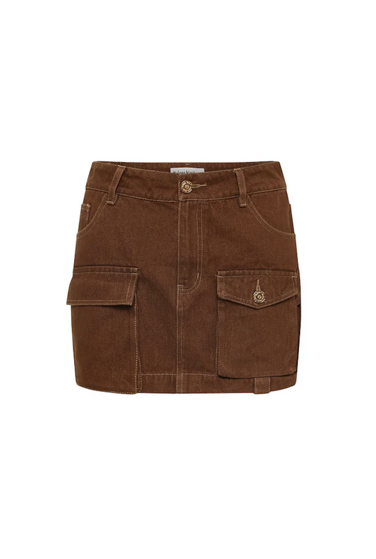 Kulani Kinis Mini Cargo Skirt - Coco