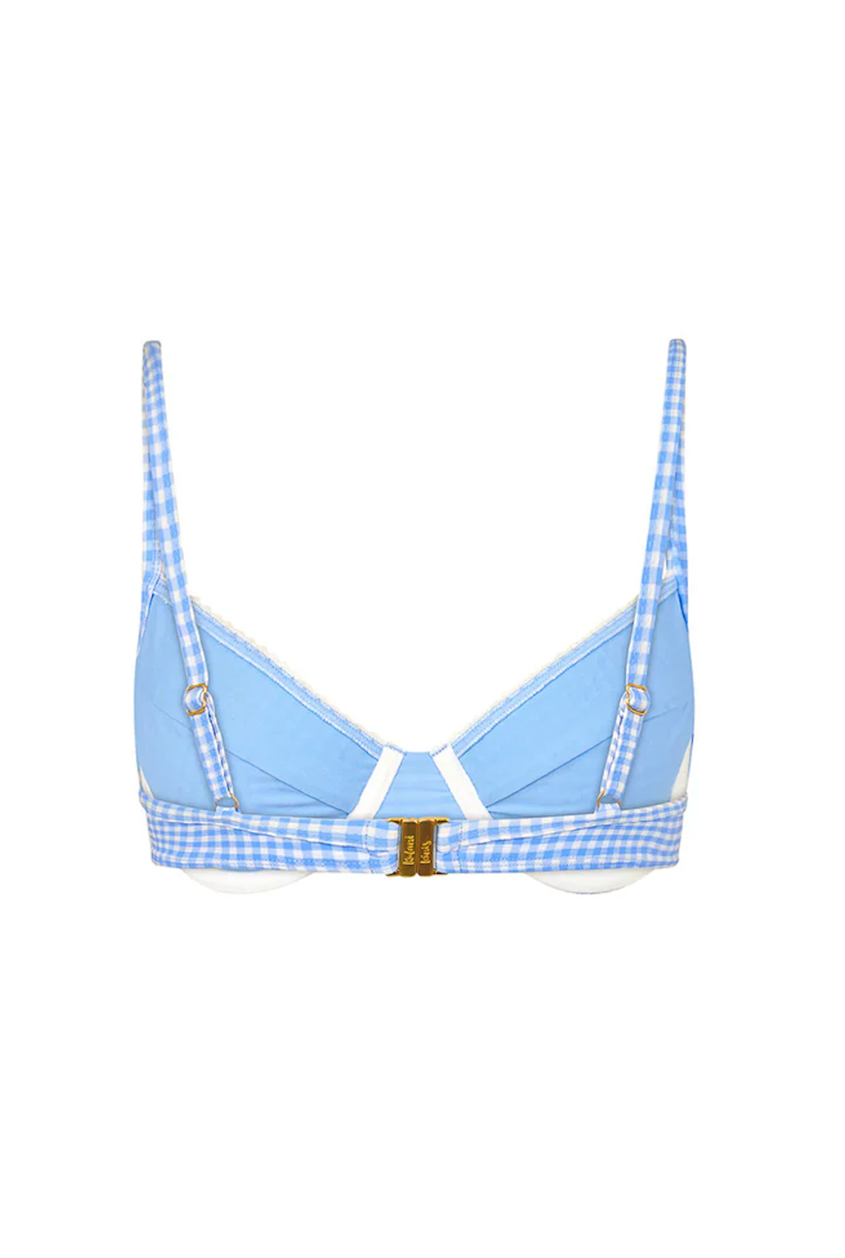 Kulani Kinis Decorative Ditsy Underwire Bikini Top - Skinny Dip