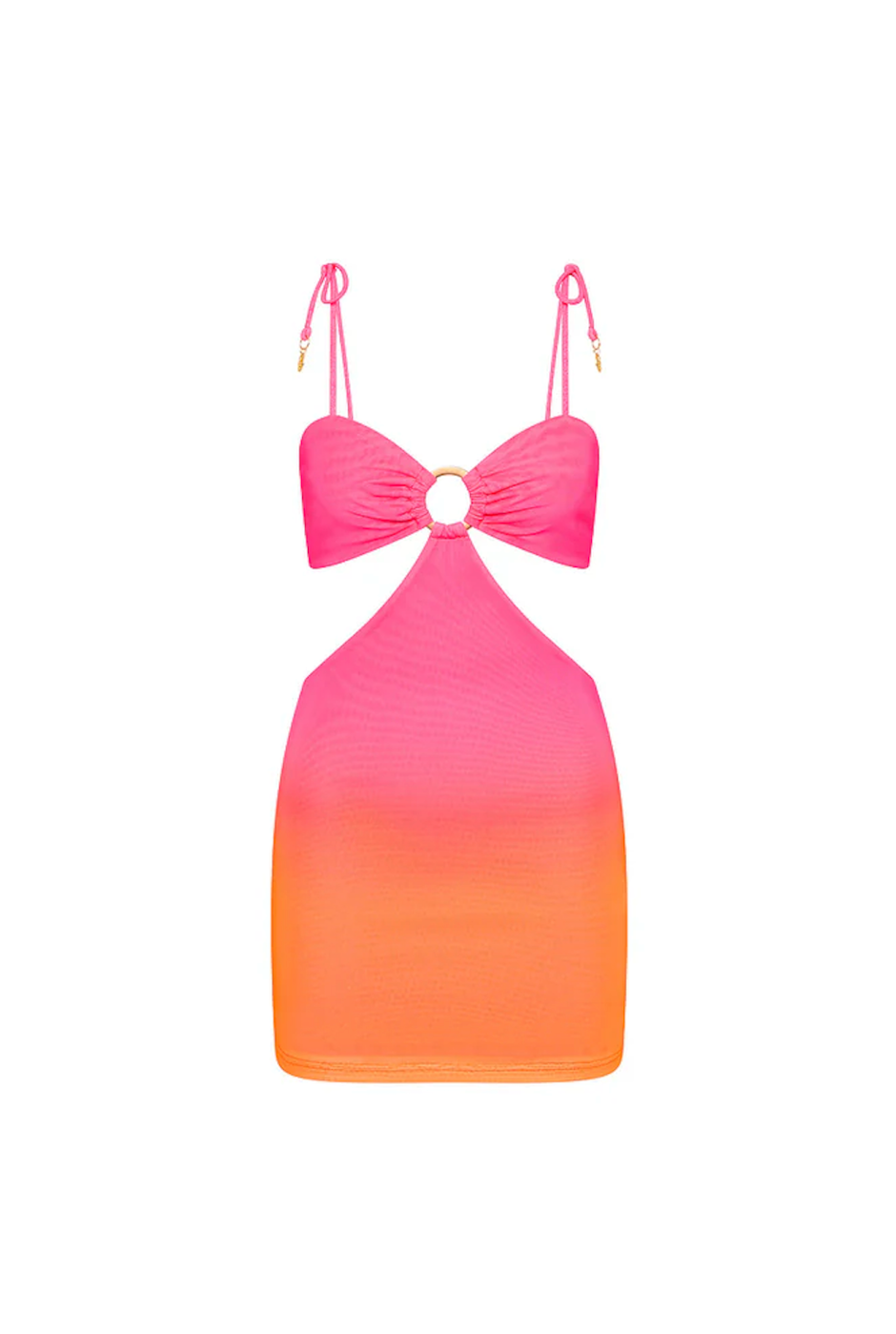 Kulani Kinis Ring Cut Out Mini Dress - Tropical Heatwave