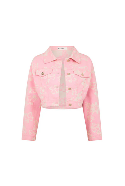 Kulani Kinis Cropped Denim Jacket - Pixie Denim