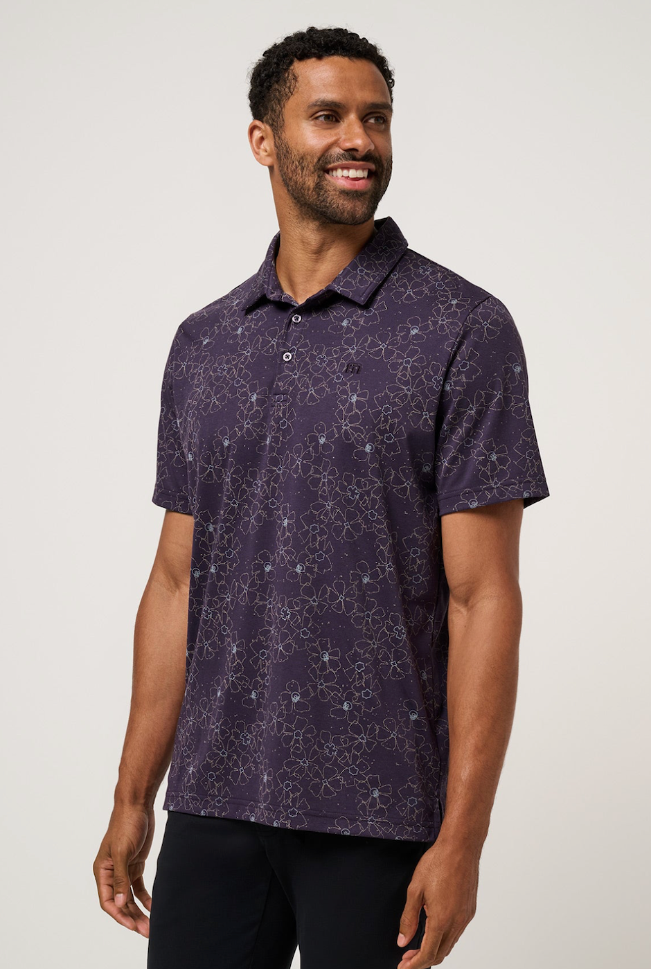 TravisMathew Just My Type Polo - Purple Velvet
