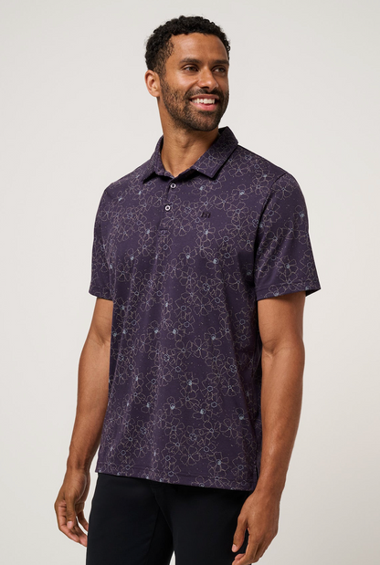 TravisMathew Just My Type Polo - Purple Velvet
