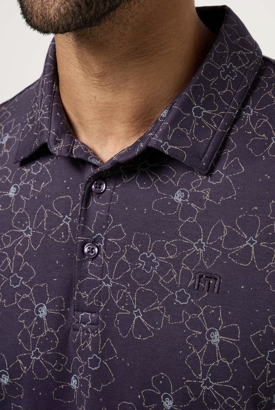TravisMathew Just My Type Polo - Purple Velvet