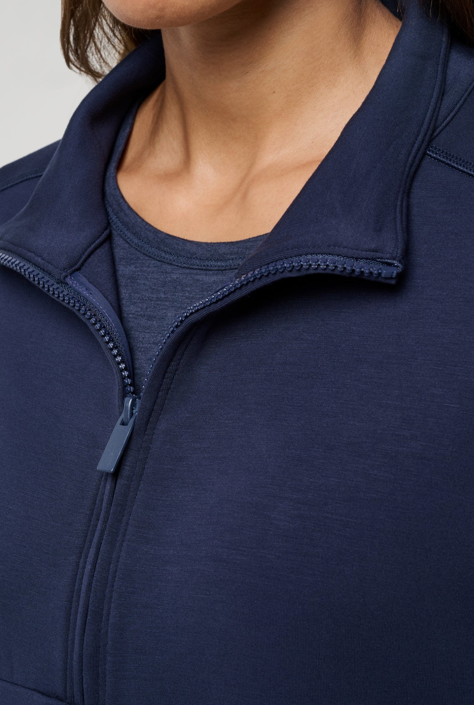 TravisMathew Skyloft Soft Half Zip 2.0 Pullover - Navy Blazer
