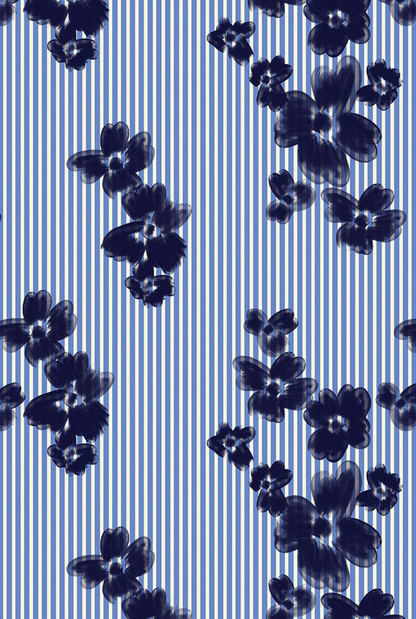 Skye Beachfront Bliss Mid Waist Bottom - Cornflower