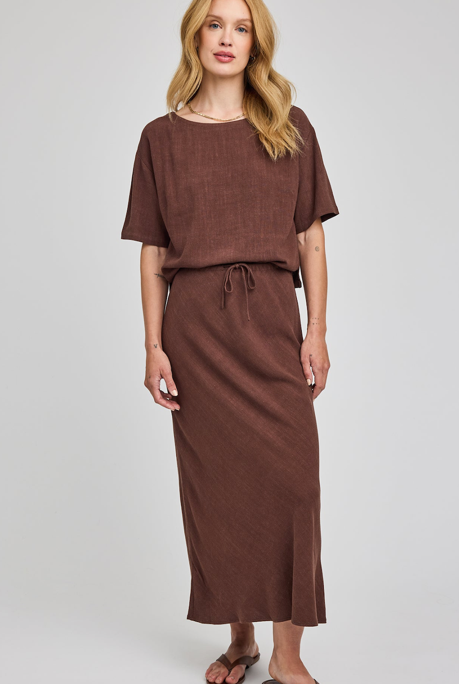 Gentle Fawn Cassia Linen Skirt