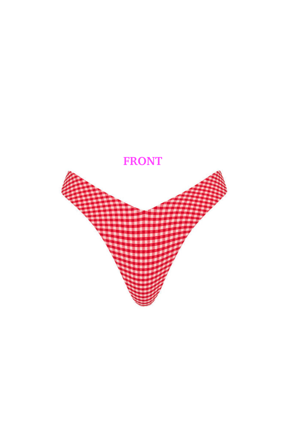 Kulani Kinis Y Cheeky Bikini Bottom - Strawberry Siesta