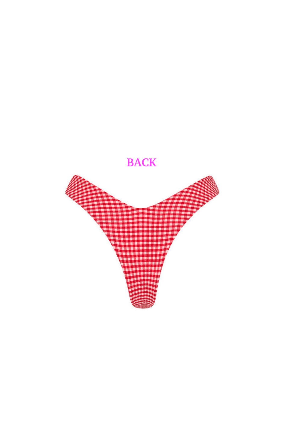 Kulani Kinis Y Cheeky Bikini Bottom - Strawberry Siesta