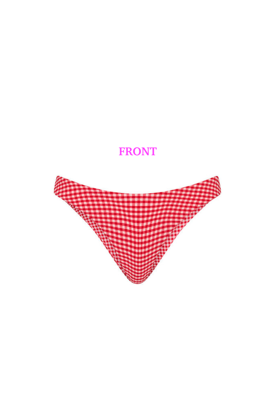 Kulani Kinis Minimal Full Coverage Bikini Bottom - Strawberry Siesta