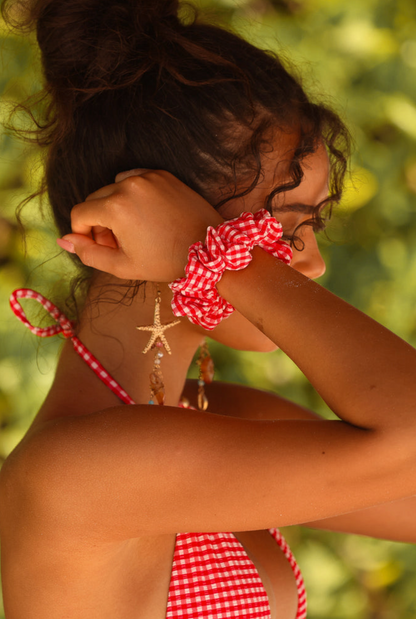 Kulani Kinis Scrunchie - Strawberry Siesta