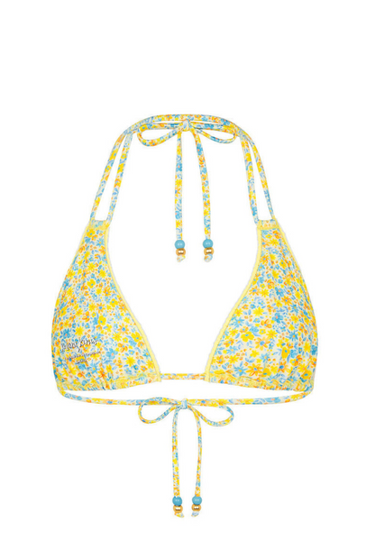 Kulani Kinis Decorative Panel Halter Bikini Top - Dreamy Daze