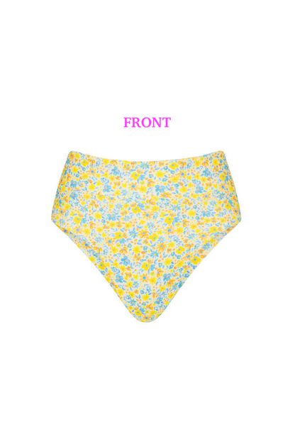 Kulani Kinis High Hip Cheeky Bikini Bottom - Dreamy Daze