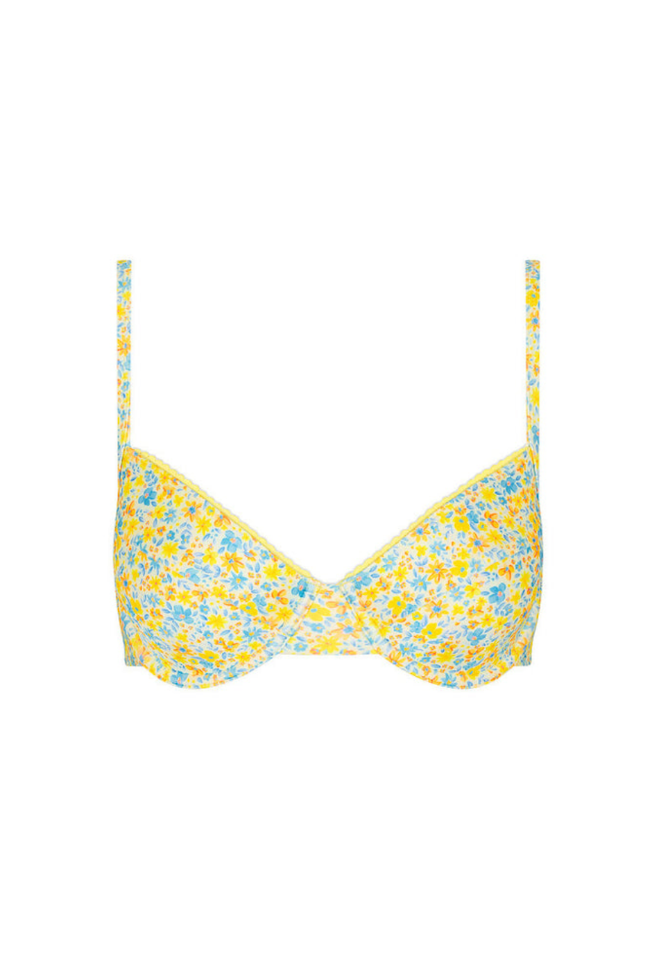 Kulani Kinis Decorative Ditzy Underwire Bikini Top - Dreamy Daze