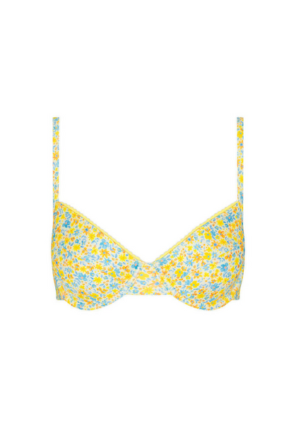 Kulani Kinis Decorative Ditzy Underwire Bikini Top - Dreamy Daze