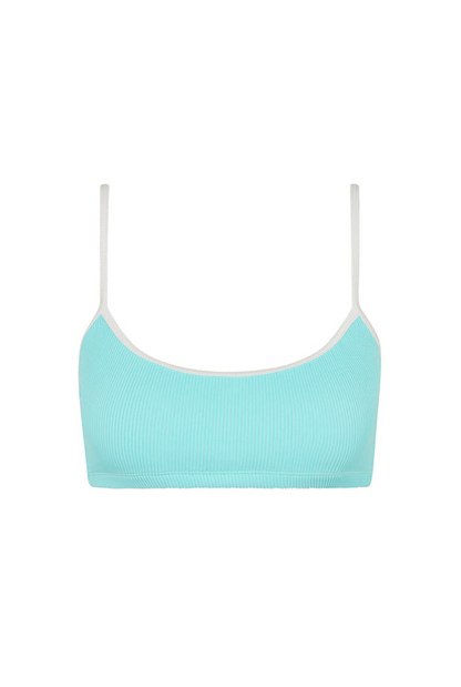Kulani Kinis Swim Tank Bikini Top - Calypso Blue