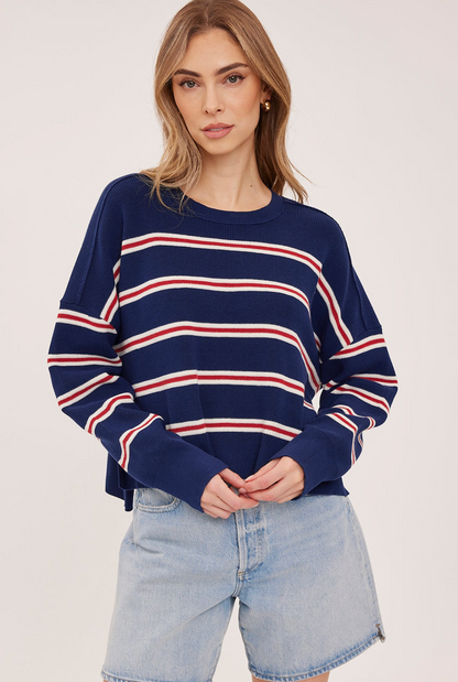 Gentle Fawn Echo Stripe Pullover Sweater