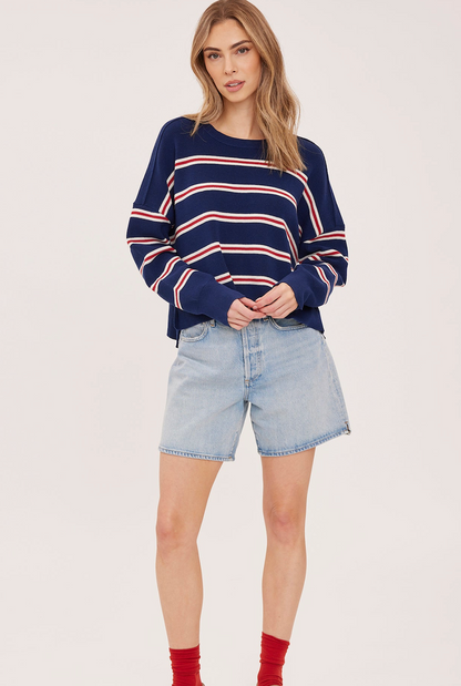 Gentle Fawn Echo Stripe Pullover Sweater