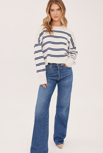 Gentle Fawn Echo Stripe Pullover Sweater