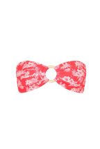 Kulani Kinis Strapless Bandeau Bikini Top - Island Punch, front product view