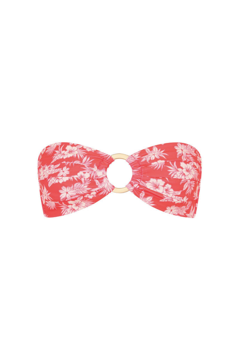 Kulani Kinis Strapless Bandeau Bikini Top - Island Punch