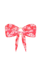 Kulani Kinis Strapless Bandeau Bikini Top - Island Punch, back product view