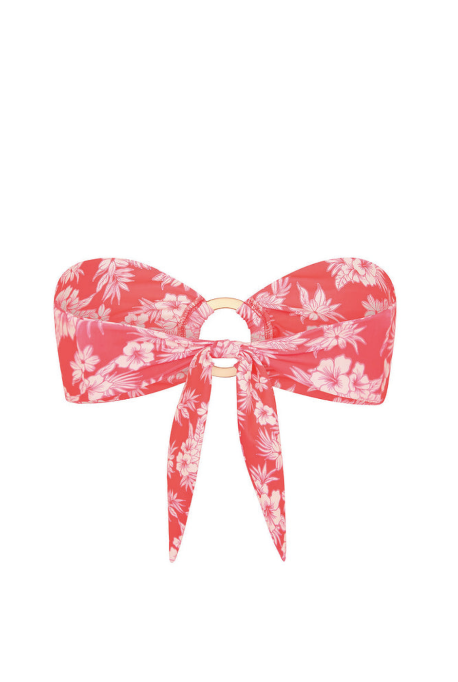 Kulani Kinis Strapless Bandeau Bikini Top - Island Punch