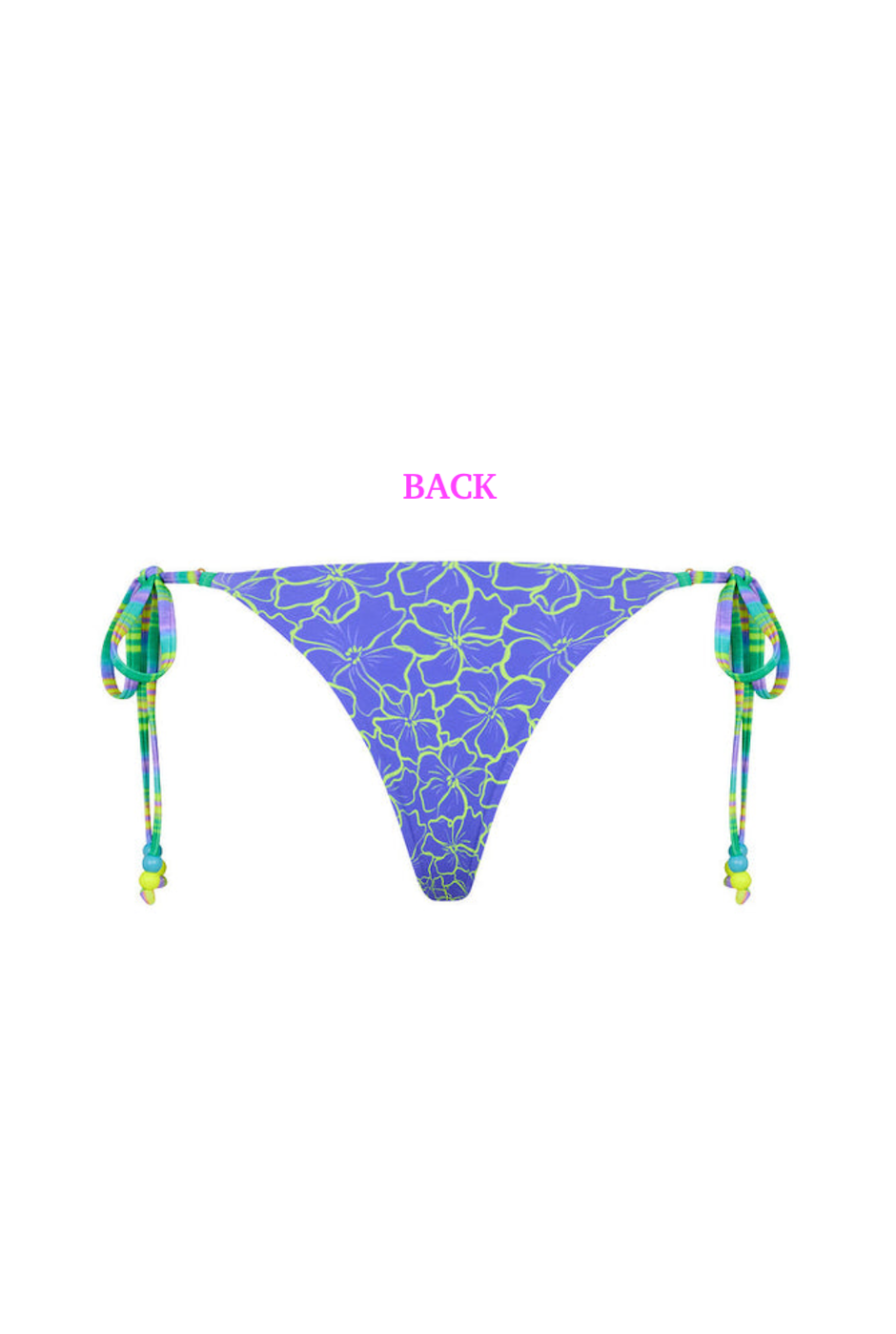 Kulani Kinis Thong Tie Side Bikini Bottom - Sugar Wave