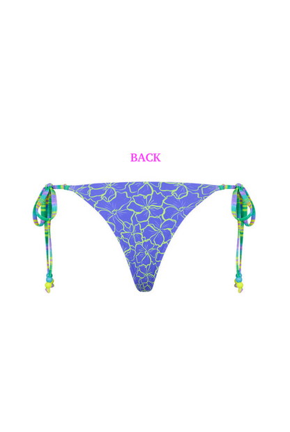 Kulani Kinis Thong Tie Side Bikini Bottom - Sugar Wave