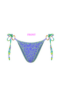 Kulani Kinis Lace Stitch Ring Tie Bikini Bottom - Sugar Wave