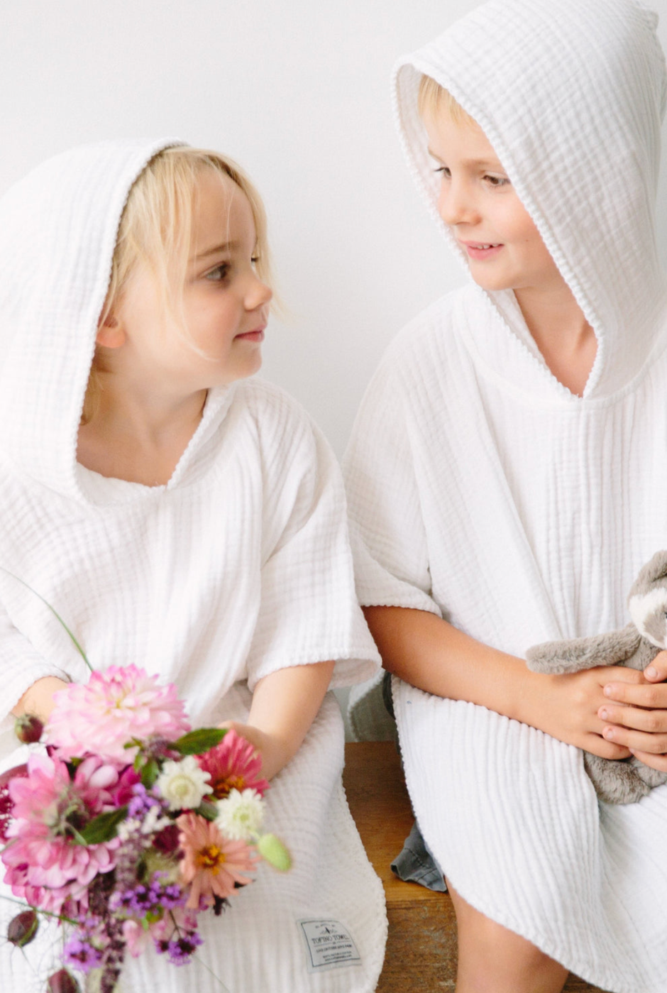 Tofino Towel Co. The Pebble Kid's Muslin Poncho