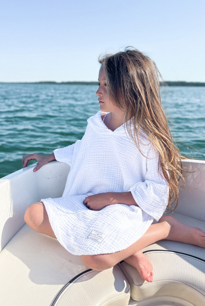 Tofino Towel Co. The Pebble Kid's Muslin Poncho