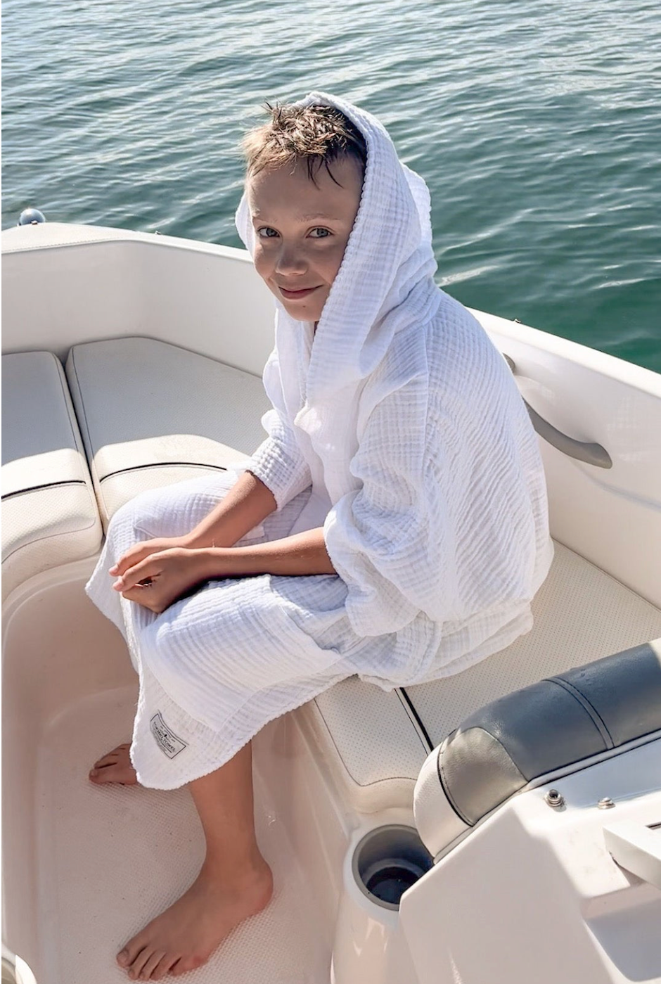 Tofino Towel Co. The Pebble Kid's Muslin Poncho